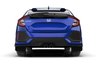 MF51URBLKBL Mud Flap Kit for 2017-2020 Honda Civic Hatchback - Blue Logo - image 3