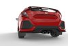 MF51URBLKRD Mud Flap Kit for 2017-2020 Honda Civic Hatchback - Red Logo - image 4