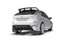 MF56URBLKGRY Mud Flap Kit for 2009-11 Ford Focus Mk2 RS & RS500 - Grey Logo - image 2