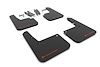 MF63URBLKRD Mud Flap Kit for 2021 Hyundai Kona Black Mud Flap/Red Logo - Red Logo - image 1