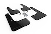 MF66URBLKGRY Mud Flap Kit Fits Select Subaru Outback - Grey Logo