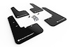 MF66URBLKWH Mud Flap Kit Fits Select Subaru Outback - White Logo - image 1
