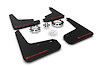 MF72URBLKRD Mud Flap Kit for 2020-22 Tesla Model Y - Red Logo