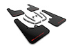 MF75URBLKRD Mud Flap Kit for 2022 Hyundai Tucson - Red Logo - image 1