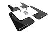 MF76URBLKSIL Mud Flap Kit Fits Select Subaru Outback Wilderness - Silver Logo - image 1