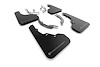 MF78URBLKGRY Mud Flap Kit for 2022 Hyundai Santa Cruz - Grey Logo - image 1