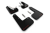 MF80URBLKRD Mud Flap Kit for 2022 VW MK8 Golf GTI & R - Red Logo