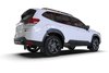 MF82URBLKWH Mud Flap Kit Fits Select Subaru Forester & Forester Wilderness  - White Logo - image 2