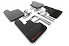 MF84BLKRD Mud Flap Kit for 2019-22 Jeep JT Gladiator  - Red Logo - image 1
