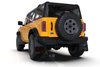 MF85NOPLCOR Mud Flap Kit Fits Select Ford Bronco - Cy Orange Logo - image 2