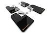 MF85RRSTCOR Mud Flap Kit Fits Select Ford Bronco with Factory Rock Rails and Steel Rear Bumper  - Cy Orange Logo - image 1