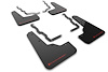 MF86URBLKRD Mud Flap Kit for 2020-22 Ford Puma ST - Red Logo - image 1