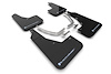 MF87URBLKPBL Mud Flap Kit for 2022 Hyundai Ioniq 5  - Light Blue Logo
