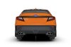 MF92URBLKOR Mud Flap Kit Fits Select Subaru WRX - Orange Logo - image 2