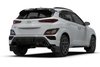 MF93URBLKWH Mud Flap Kit for   2022 Hyundai Kona N Line  - White Logo - image 2