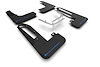 MF97URBLKNB Mud Flap Kit Fits Select Honda Civic Type R - Nitrous Blue Logo - image 1