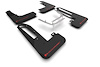 MF97URBLKRD Mud Flap Kit Fits Select Honda Civic Type R - Red Logo - image 1
