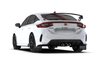MF97URBLKWH Mud Flap Kit Fits Select Honda Civic Type R - White Logo - image 2