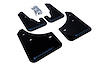 MF9URBLKBL Mud Flap Kit for 2004-2009 Mazda 3 I/Mazdaspeed/S - Blue Logo - image 1