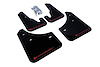 MF9URBLKRD Mud Flap Kit for 2004-2009 Mazda 3 I/Mazdaspeed/S - Red logo - image 1