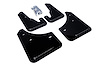 MF9URBLKSIL Mud Flap Kit for 2004-2009 Mazda 3 I/Mazdaspeed/S - Silver Logo - image 1