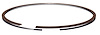 208478 Gapless 2nd Ring Only for 87 mm 2x2x5 Piston - image 1