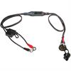 Battery Charging Adapter Cable [12 mm DIN Bike Socket to 1/4 in. (6 mm) Battery Ringlets] - image 1