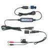USB Charging Port and Battery Monitor Kit [Permanent Lead Connection 1/4 in. (6 mm) Ringlets] - image 3