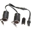 Battery Charger Y-Splitter Cable [2-Pin SAE Charge Connector to (2) 21 mm Auto Socket] - image 2