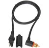 Battery Charger Extension Adapter Cable [DIN Bike 90-Degree Plug to 2-Pin SAE Charge Connector] - image 2
