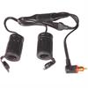 Socket Y-Splitter Cable [DIN Bike Plug to (2) 21 mm Auto Socket] - image 1