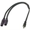 DC Connector Y-Splitter Cable [DC Plug to (2) DC 2.500 mm Socket] - image 1