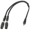 DC Connector Y-Splitter Cable [DC Plug to (2) DC 2.500 mm Socket] - image 3