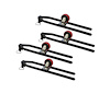 FP8K-PLYCASTERKIT Poly Caster Kit  6" - image 1