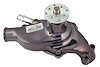 Standard Water Pump Black Chrome Small Block Chevy - image 1