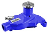 SuperCool Water Pump Blue Powder Coated 1955-71 Small Block Chevy - image 1