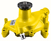 SuperCool Water Pump Yellow Powder Coated 1969-93 Small Block Chevy - image 1