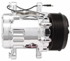 A/C Compressor Sanden Style SD7 8-Groove - Chrome - image 1