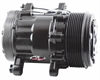 A/C Compressor Sanden Style SD7 8-Groove - Stealth Black - image 1