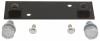 Power Brake Booster Mounting Plate Kit 1963-1967 Chevy Corvette C2/C3 5.3L - Black Powder-Coated Finish - image 1
