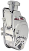 Saginaw Power Steering Pump GM Light Truck w/Hydro-Boost Power Brakes - Press-Fit Shaft - Chrome