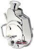 Saginaw Power Steering Pump GM Light Truck w/Hydro-Boost Power Brakes - Press-Fit Shaft - Chrome - image 2