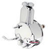 Saginaw Power Steering Pump GM Truck/Suburban 7.4L 454 V8 - Keyed Shaft - Chrome - image 1