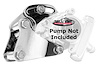 Power Steering Pump Bracket Short Water Pump - image 1