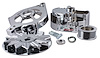 Alternator Case Kit Chrome - image 1
