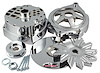 Alternator Case Kit Chrome - image 1