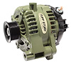 250 Amp Tuff Mudder Alternator 2012-2018 Jeep Wrangler JK 3.6L V6 - Army Green Finish - image 1