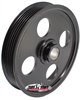 Press-on 6-Groove Serpentine Power Steering Pulley Fits 6170/6175 Type II Pumps - Stealth Black - image 1