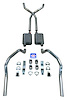 23013 1967-1969 Camaro X-Style 2-1/2 in. Exhaust System w/ Small Block Long Style Headers - image 1