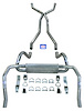 23018 1967-1969 Camaro X-Style 2-1/2 in. Exhaust System w/ Small Block w/ Long Style Headers - image 1